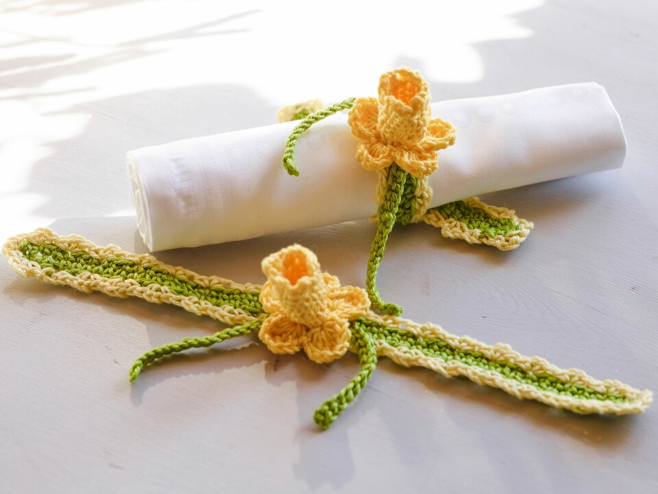 Hekle flott sett til påskekjøkkenet