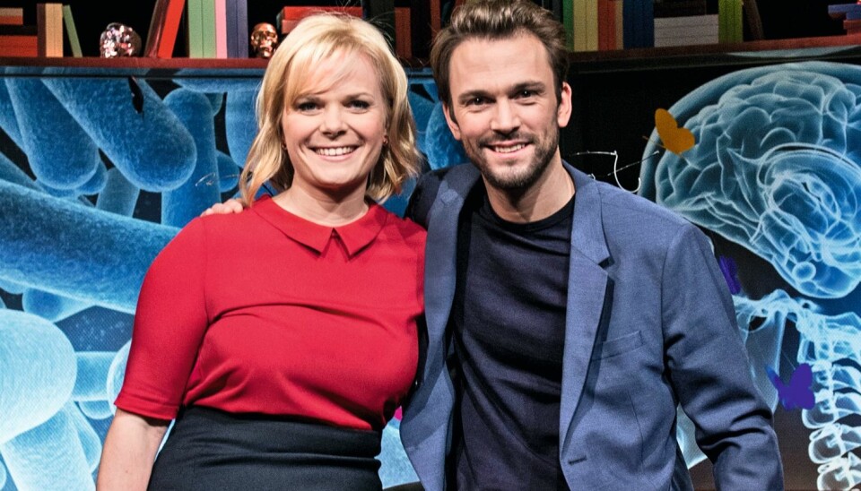 NYTT PAR: Ingrid Gjessing Linhave er klar med ny TV-makker. Sammen med Kåre Magnus Bergh skal hun
lede «Big Bang» på NRK lørdagskvelden.