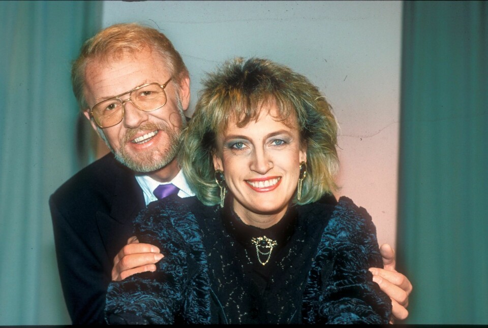 TAKK, KJELL KRISTIAN: Karen-Marie hadde Kjell Kristian Rike som en inspirator. Her er de sammen i 1988.