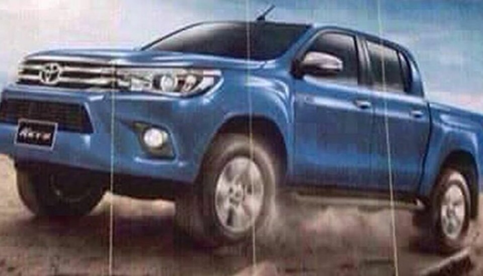 HILUX: Er dette Toyota Hilux som er ventet lansert neste år? FOTO: Faksimile