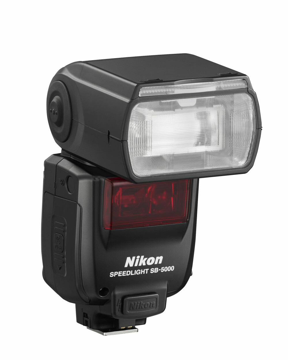 UTHOLDEN: Nikon SB5000 er en kompakt blits som har eget innebygget kjølesystem. Det skal tillate deg å ta opp til 100 bilder i rask rekkefølge.