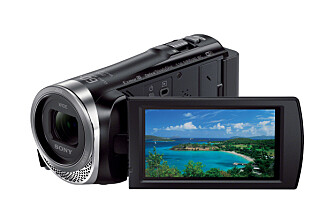 RIMELIG: Med en prislapp på bare 3500 kroner blir Sony HDR-CX450 det billigste av de nye videokamerane fra Sony.