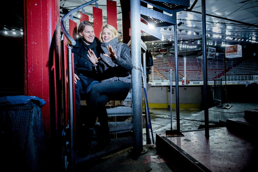 FULL BACKING: 
Kjæresten Alexander Bonsaksen, som er hockeyproff i Finland,
støtter Silje i hennes 
evige streben for å bli 
stadig bedre.