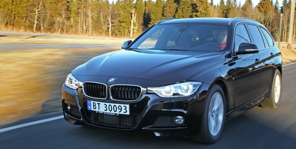 BMW 3-SERIE: Forbruks­forskjellen med og uten firehjuls­drift er liten med dieselmotor, større med bensin­motor. FOTO: Petter Handeland