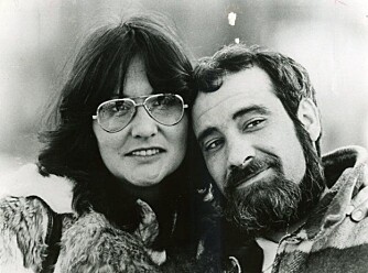 FRA PORNO TIL FEMINIST: Linda Lovelace i 1980, her med ektemannen Larry Marchiano.