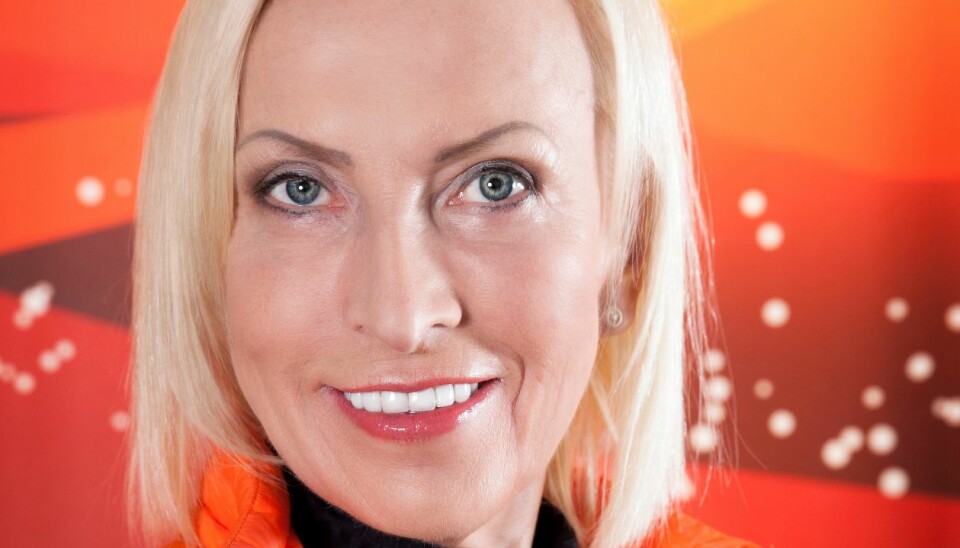 ISKALDE MINNER: Karen-Marie Ellefsen vet å kle seg riktig.