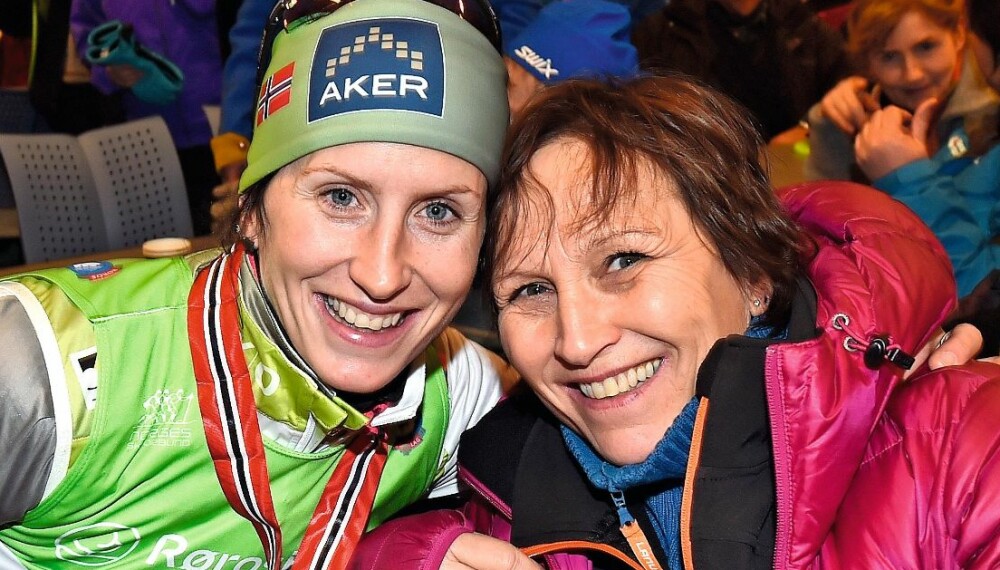 MAMMAS GULL: Kristin Bjørgen har blitt vant med datterens suksess i skisporet. Nå håper hun Marit kan bidra til å øke antall barnebarn.