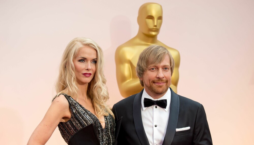 FANTASTISK OPPLEVELSE: Regissør Morten Tyldum hadde med seg kona Janne til Oscar-utdelingen.