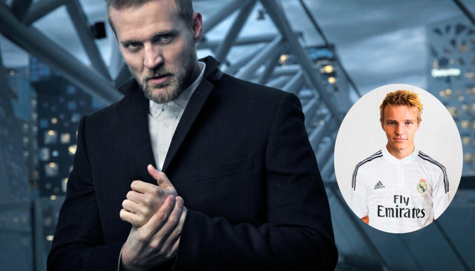 MANCRUSH PÅ MARTIN: Skuespiller Tobias Santelmann er forelska i Martin Ødegaard (foto: Glenn Meling).