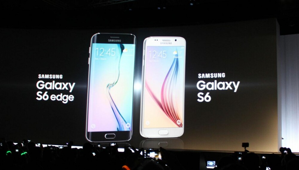 GALAXY S6: Her er Galaxy S6 og Galaxy S6 Edge fra Samsung.