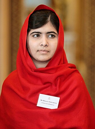 TIDENES YNGSTE: 17 år gamle Malala ble før helgen tidenes yngste vinner av Nobels fredspris.