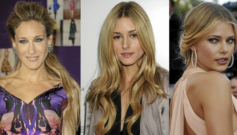FRA VENSTRE: Sarah Jessica Parker, Olivia Palermo, Tori Praver.