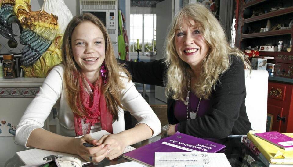 MOR OG DATTER: Ingen tvil om at det er tette bånd mellom Lin og Anne. (Alle foto: Britt Krogsvold Andersen)