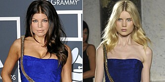 KJOLEDUELL: Hvem kler designerkjolen best, Fergie eller modellen?