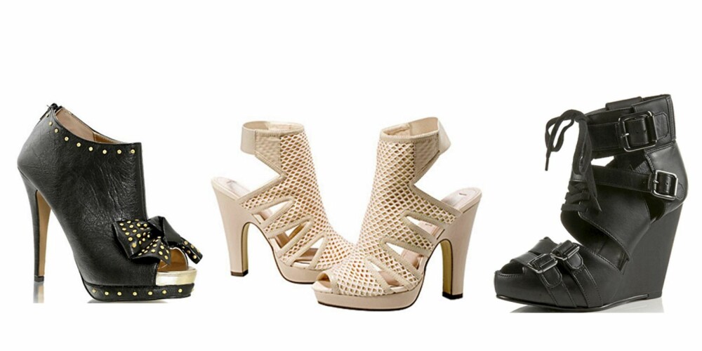 FRA VENSTRE: Timeless (kr 599), H&M (kr 399) og Topshop (kr 1317). FRA VENSTRE: Timeless (kr 599), H&M (kr 399) og Topshop (kr 1317).