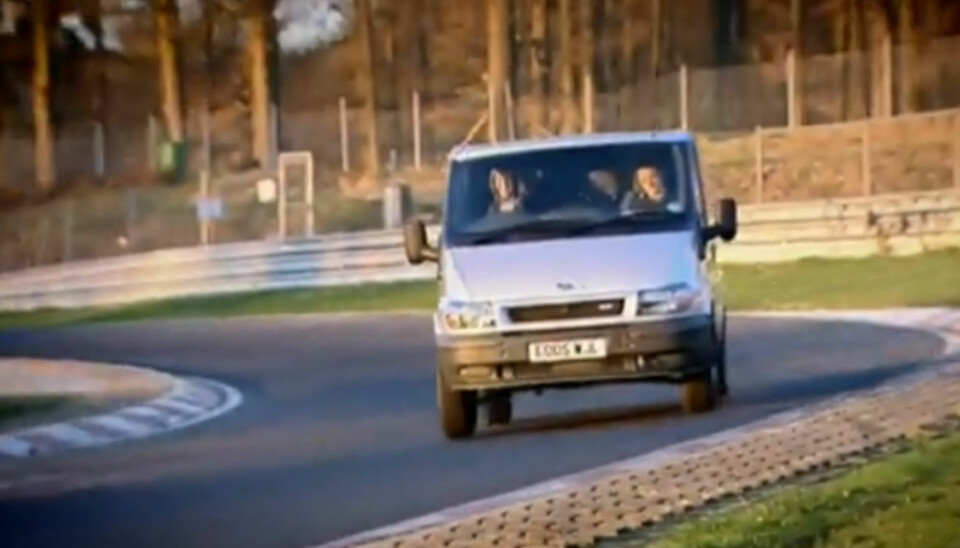 Varebil på Nürburgring