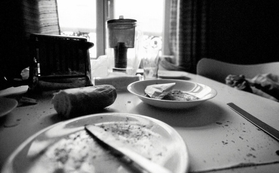 ETTER FROKOST: Klutens første arbeidsøkt er etter frokost.