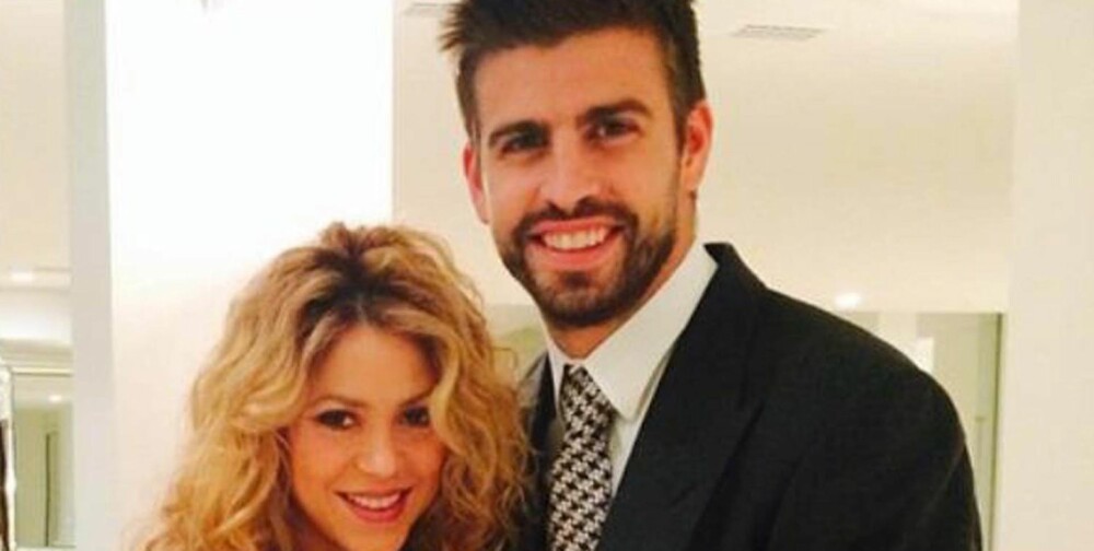 LEKEN KJÆRLIGHET: Shakira og mannen i hennes liv, Barcelona-spilleren Gerard Pique.
