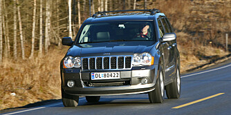 JEEP GRAND CHEROKEE: Flere feil enn tyske konkurrenter. FOTO: Vi Menn Bil Top Gear JEEP GRAND CHEROKEE: Flere feil enn tyske konkurrenter. FOTO: Vi Menn Bil Top Gear
