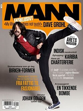 Dave Grohl er portrettintervjuet og på forsiden av nyeste MANN, i salg nå!