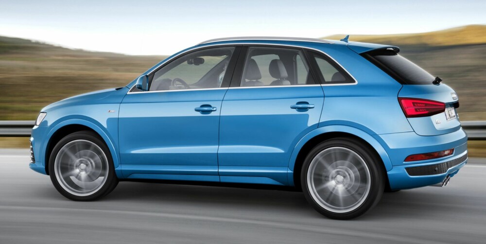 FORNYET Q3: Oppgraderte Audi Q3 lanseres i Norge februar neste år. FOTO: Audi