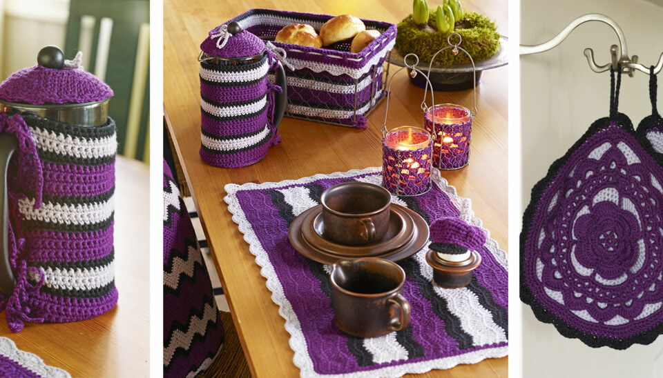 Hekle et nydelig sett til advent!