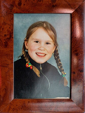 Livsglad jente: Stine Sofie var bare åtte år gammel da hun og den ti år gamle venninnen Lena ble brutalt myrdet i Baneheia i Kristiansand i 2000.