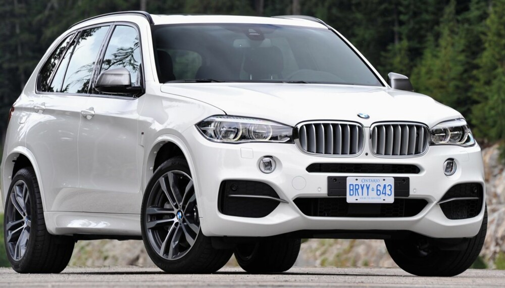 RÅSKINN: Vi har prøvekjørt BMW X5 M50d - en ekstremt kraftig diesel-SUV fra BMWs M Performance-avdeling. FOTO: BMW