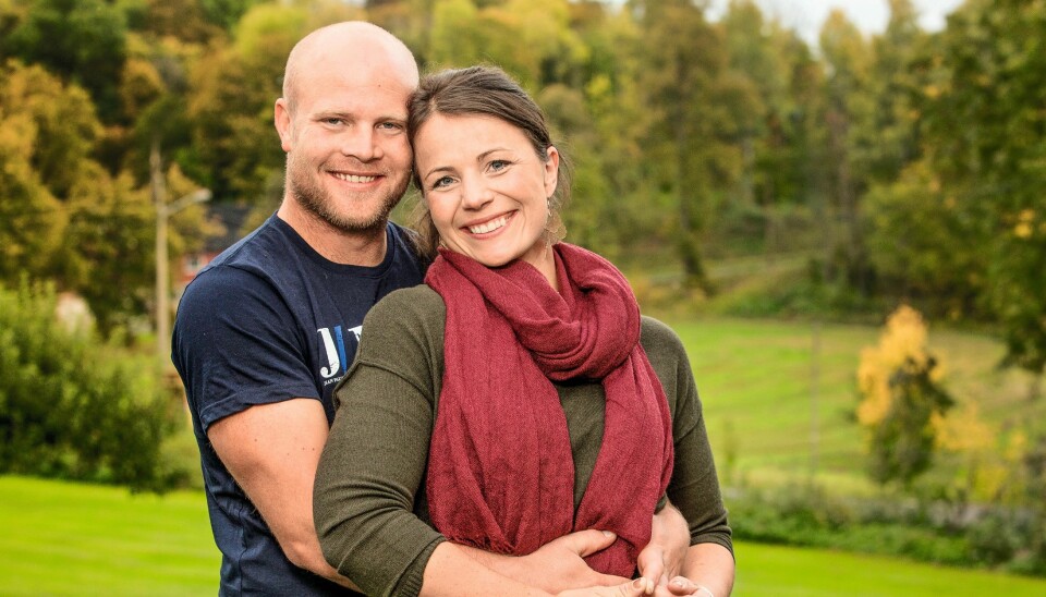 KJÆRESTER: Stian Lauluten og Marianne Nordhus fikk full klaff da de møttes i årets utgave av «Jakten på kjærligheten».