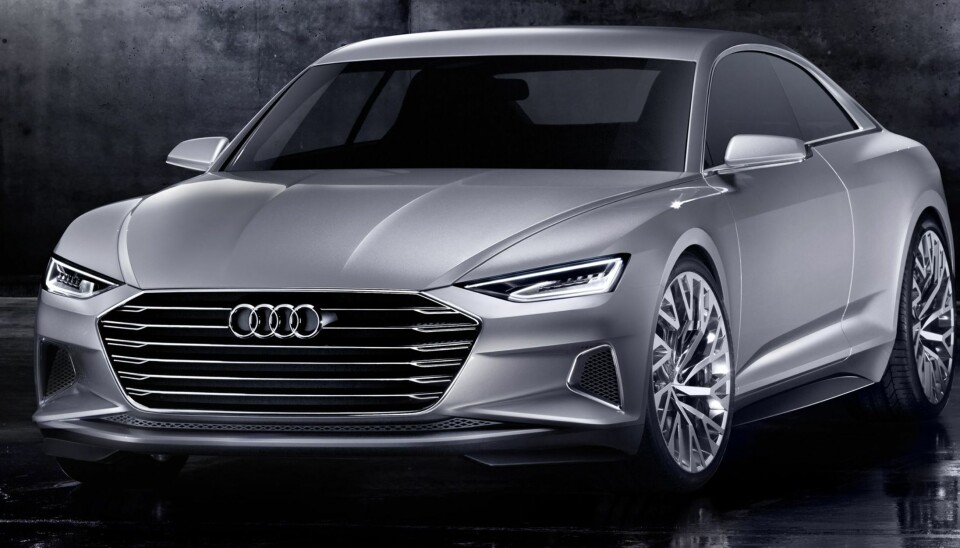 NY MODELL: Ifølge Audi viser 'Prologue'-konseptet (bildet) hvordan en stor, todørs coupé fra Audi kan se ut. FOTO: Audi