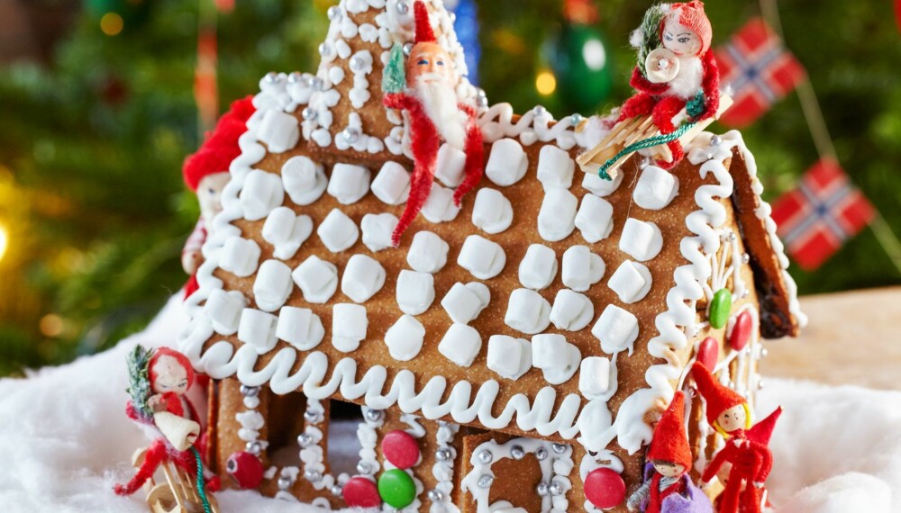 Pepperkakehus hører julen til, og dette er en kjempekoselig "jobb" å gjøre sammen med barn og barnebarn.