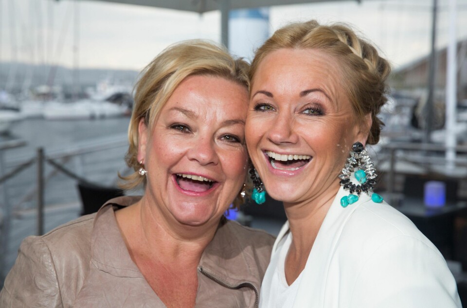 DRAMA KUN I CÆSAR: Privat er det en god tone mellom Anette Hoff og Rudy Claes.