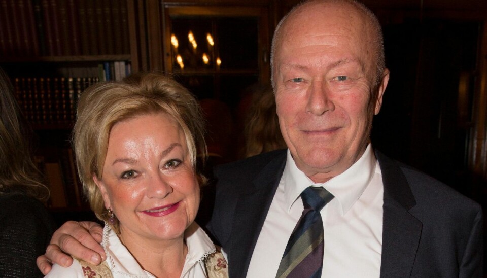 FRED OG RO: Anette Hoff og Nils Ole Oftebro skal nyte 2015. Her avbildet under utdelingen
av Nordens språkpris.