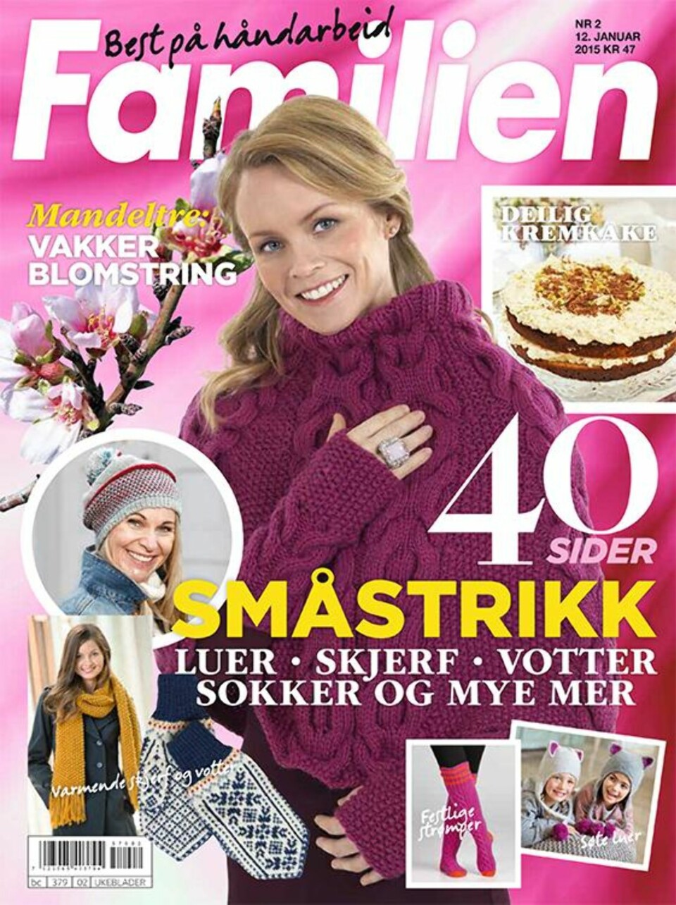 40 sider småstrikk!