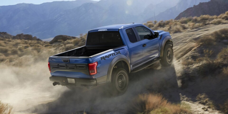 RÅ: Ford F-150 Raptor. FOTO: Ford