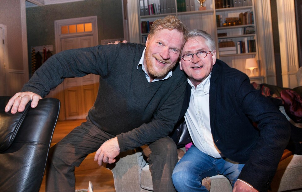 KOMPISER: Nils Vogt og Sven Nordin har vært kamerater og kolleger i en årrekke.