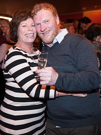 GOD STØTTE: Sven Nordin med sin kone og manager, tidligere danser Thorhild Strand.