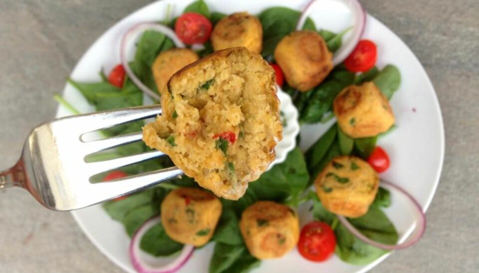 SUNT OG GODT: Falafel er en populær form for hurtigmat i Midtøsten og er blitt svært populær her til lands.