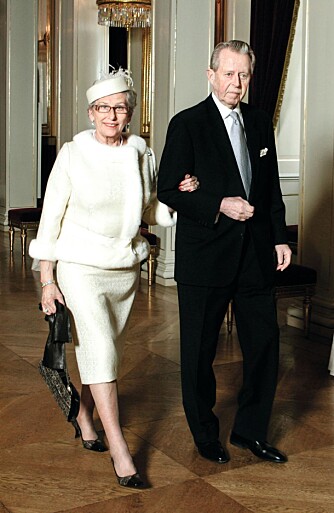 LANGT EKTESKAP: Prinsesse Astrid og Johan Martin Ferner var gift i 53 år.
