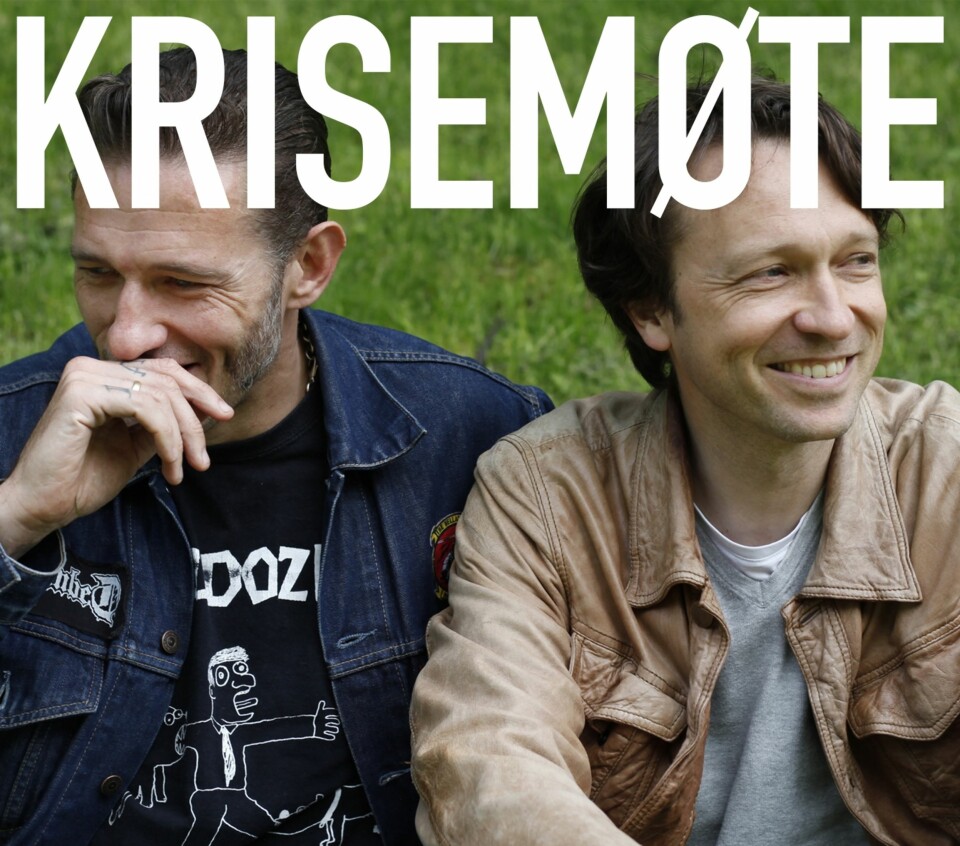 PODCAST-SUKSESS: «Krisemøte» er suksesspodcasten Kristopher har med Kyrre Holm Tønne Johannessen. Nå kan du snart SE podcasten også på TV 2 Humor.