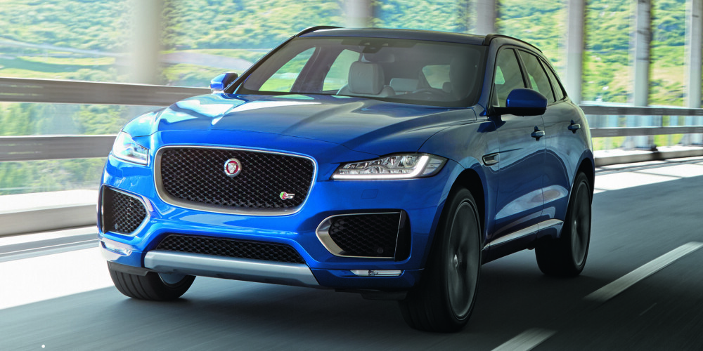 SUV: Jaguar F-Pace. FOTO: Produsent SUV: Jaguar F-Pace. FOTO: Produsent