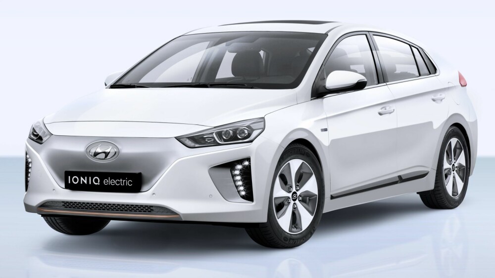 ELBIL: Hyundai IONIQ som elbil kommer senere i år. FOTO: Hyundai