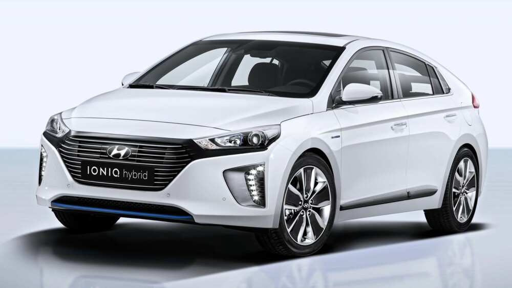 PLUG IN-HYBRID: Hyundai IONIQ kommer som ladbar hybrid neste år. FOTO: Hyundai