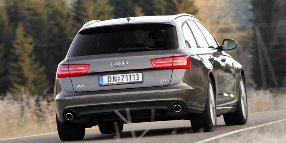 BEST OF ALL CLASSES: Audi A6 2011 har best gjennomsnittlig score i de tre kilometerintervallene og belønnes med "Best of all classes" i Dekras kvalitetsrapport. 
