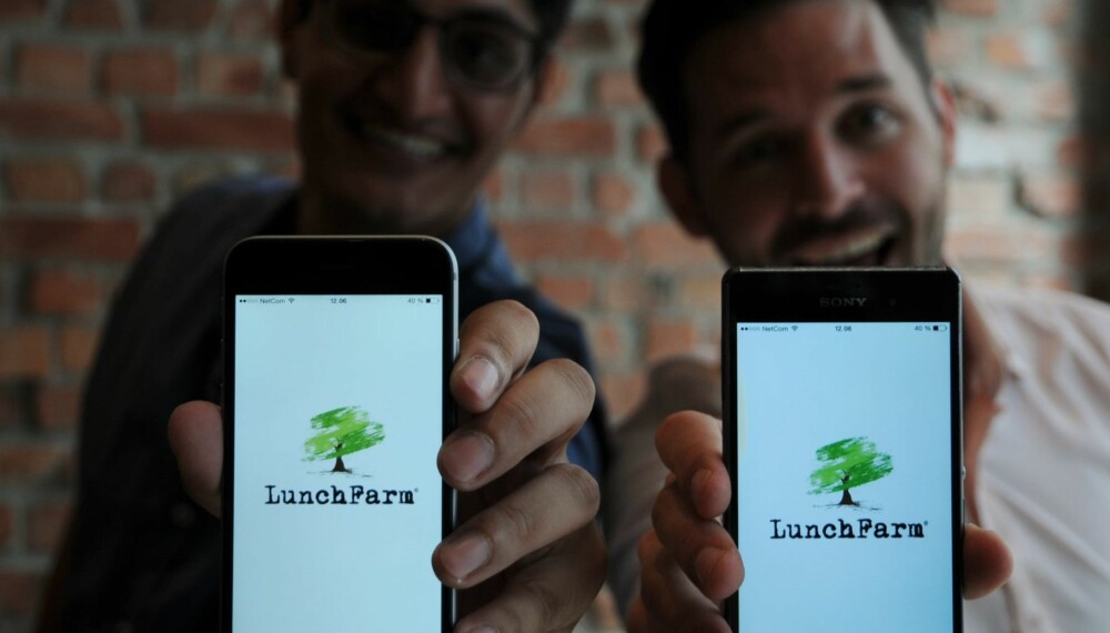 GOD APETITT: LunchFarm har i september lansert det som er Norges første app-baserte lunsj-tjeneste.