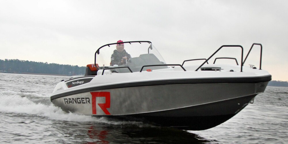 TREFFER HARDT: De nye Ranger-modellene fra Nordkapp ser utvilsomt barskere ut enn de tradisjonelle glassfibermodellene fra merket.  Her en Ranger 605 Enduro. 