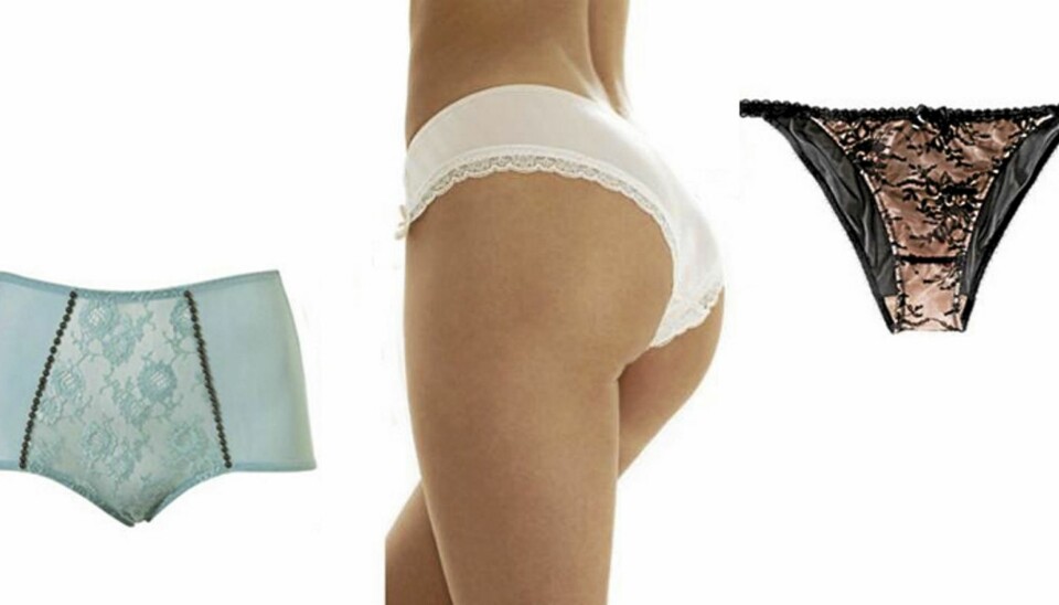 FRA VENSTRE: Hipster fra Topshop (kr 95),stringtruse fra H&M (kr 79,50).