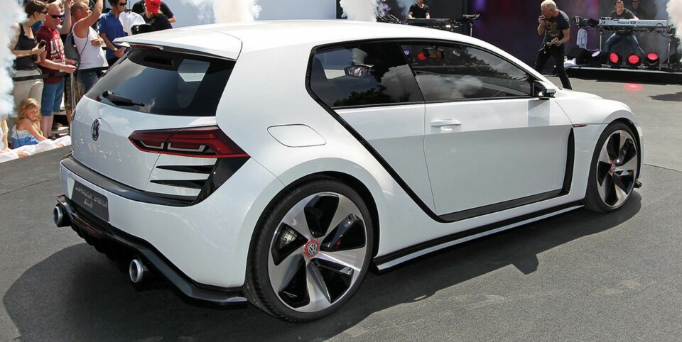 VISJON: Elementer fra Design Vision GTI kan bli brukt i Edition 40-versjonen av Golf som kommer neste år. FOTO: Produsent