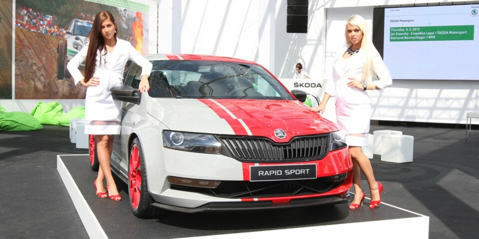 RAPID: Konseptet Skoda Rapid Sport. FOTO: Produsent