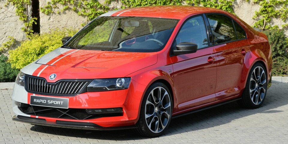 RAPID: Konseptet Skoda Rapid Sport. FOTO: Produsent